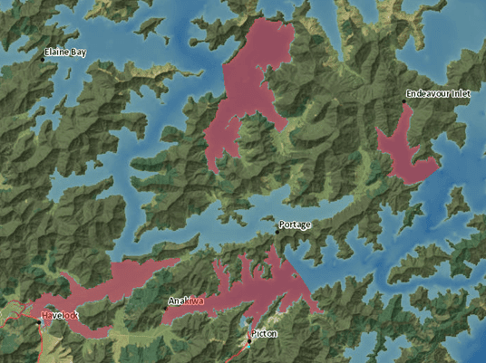 Areas of prohibited discharging